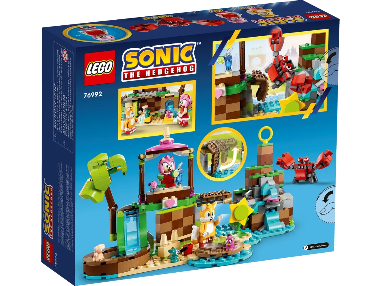 Lego Sonic the Hedgehog LIsola del Soccorso Animale di Amy 76992