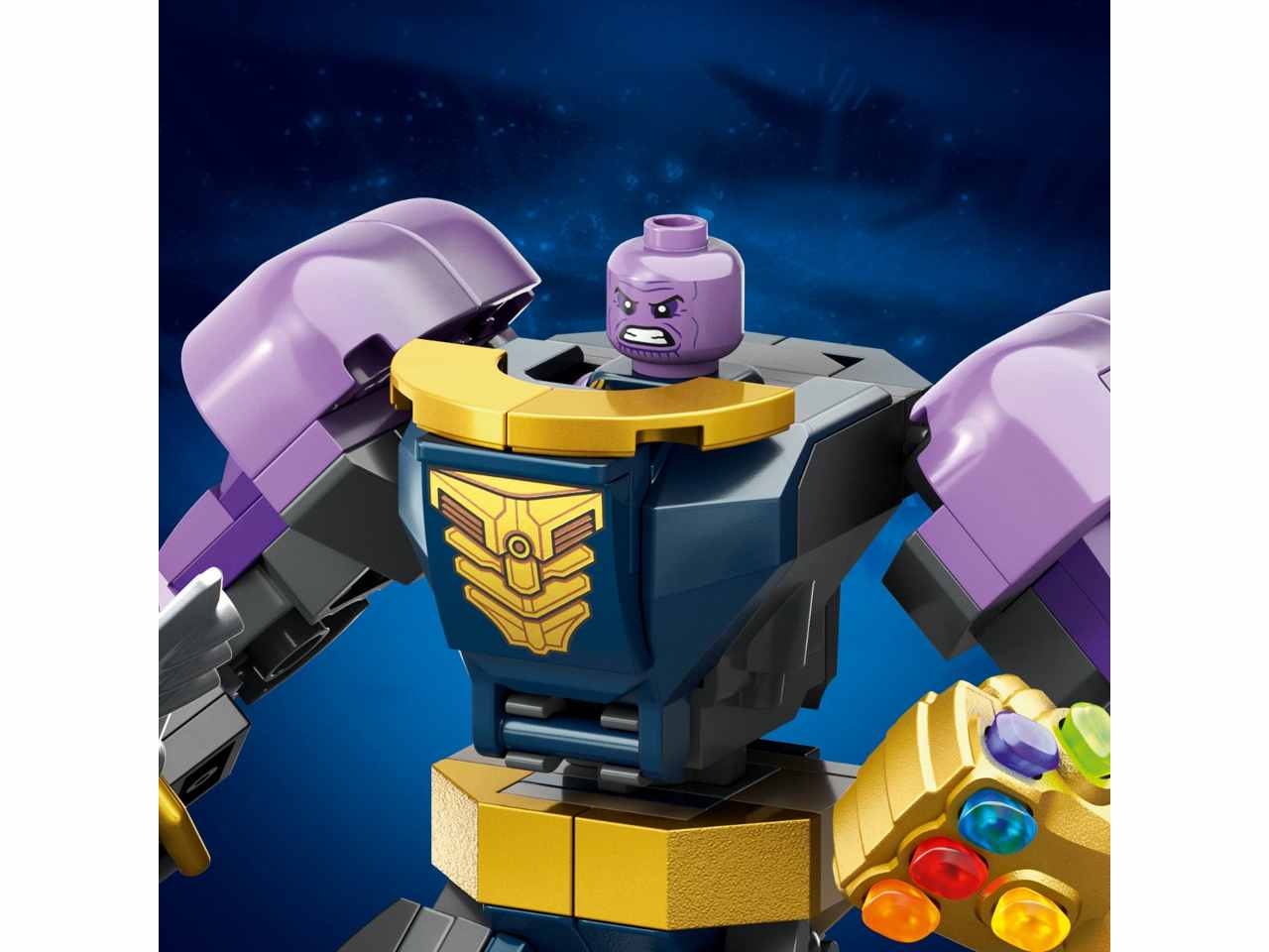 Lego super heroes armatura mech snodabile di thanos
