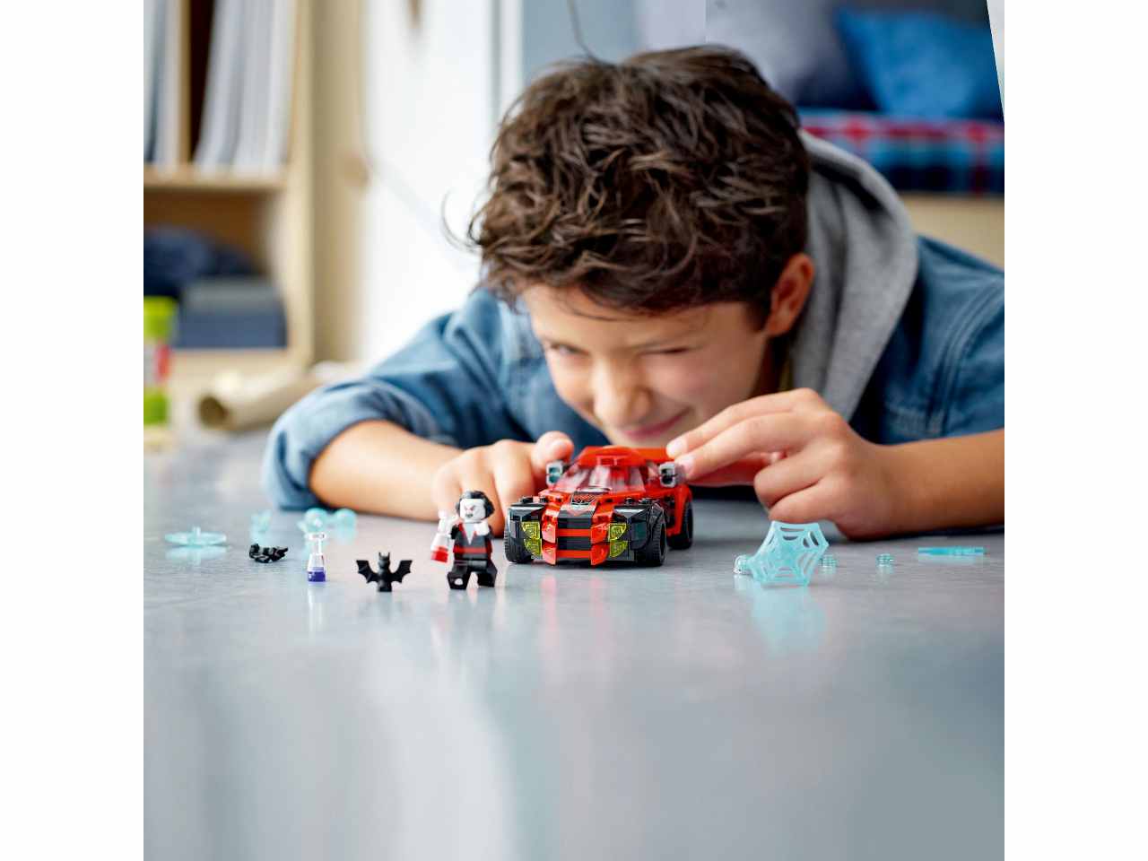 Lego Marvel Miles Morales vs. Morbius 76244