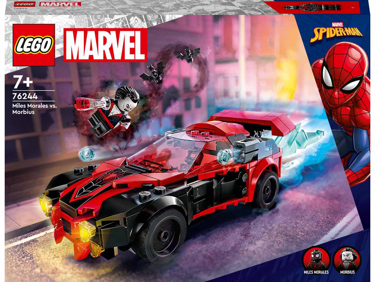 Lego Marvel Miles Morales vs. Morbius 76244