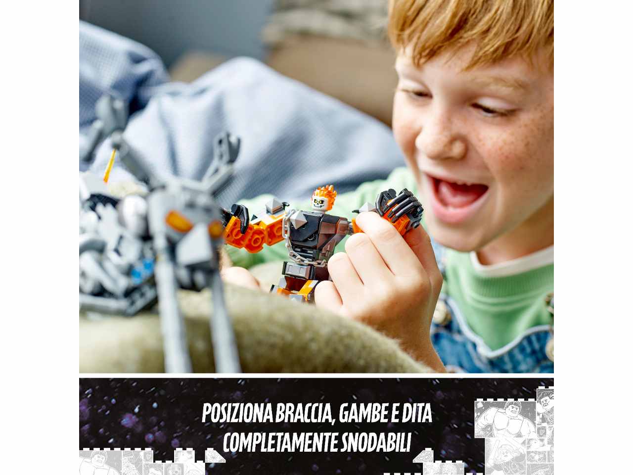 Lego Marvel Mech e Moto di Ghost Rider 76245