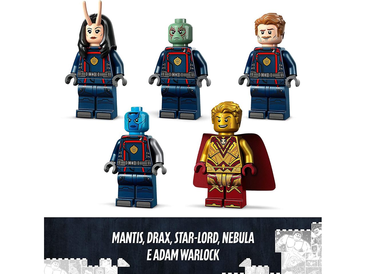 Lego marvel i guardiani della galassia lastronave dei nuovi guardiani