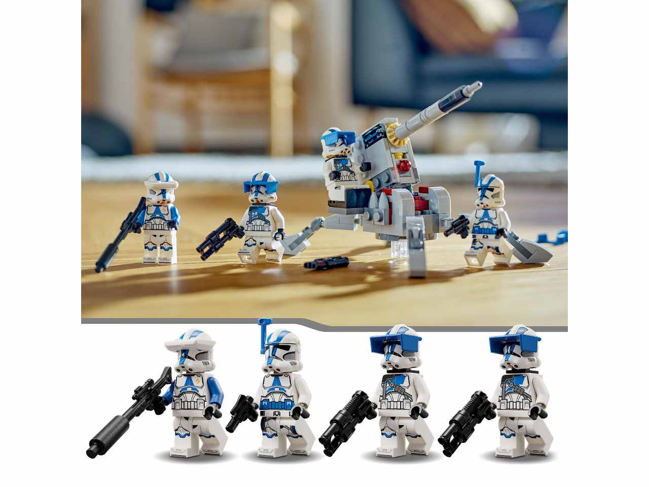 Lego star wars tm 4 clone troopers della 501esima legione
