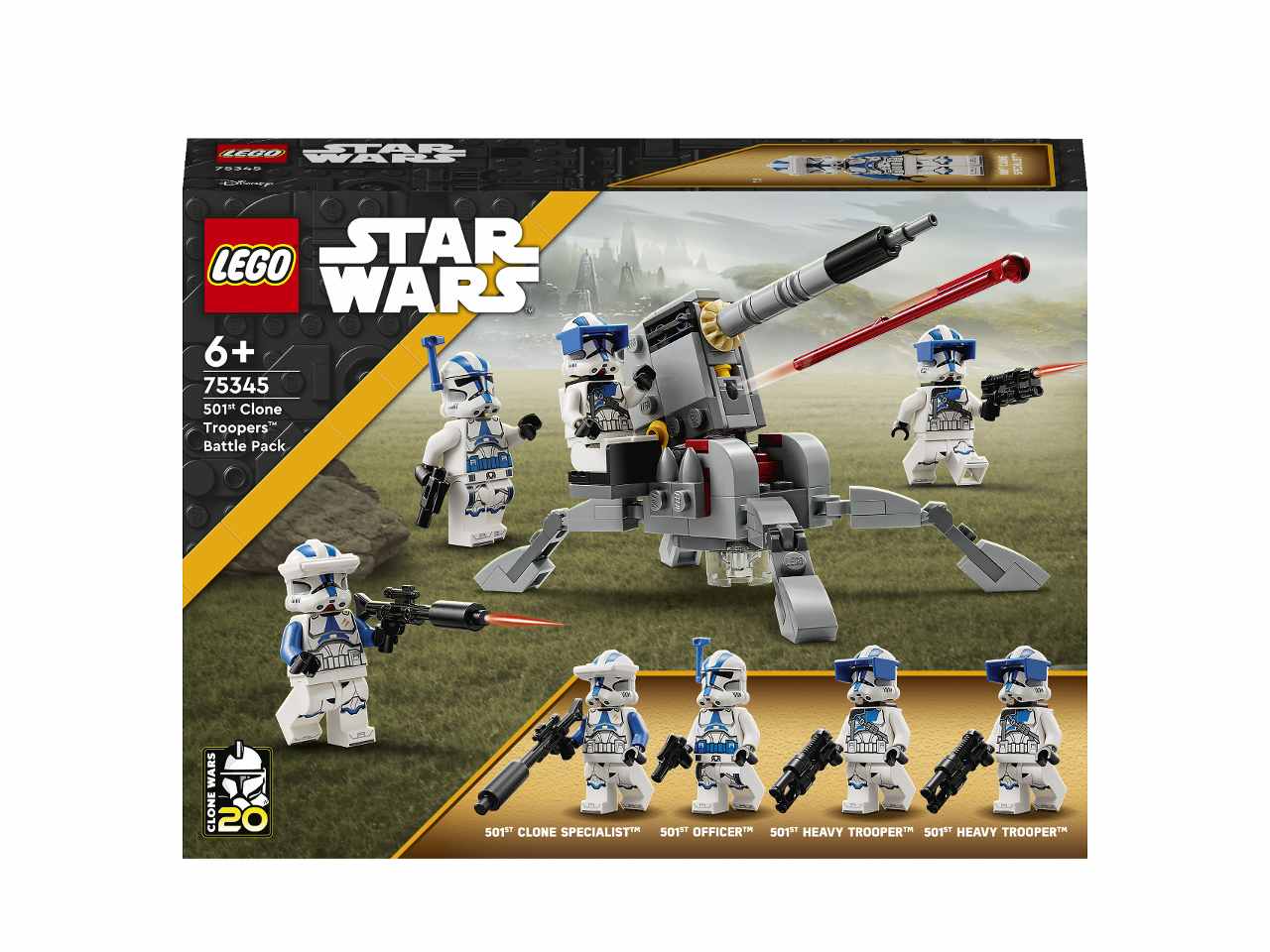 Lego star wars tm 4 clone troopers della 501esima legione