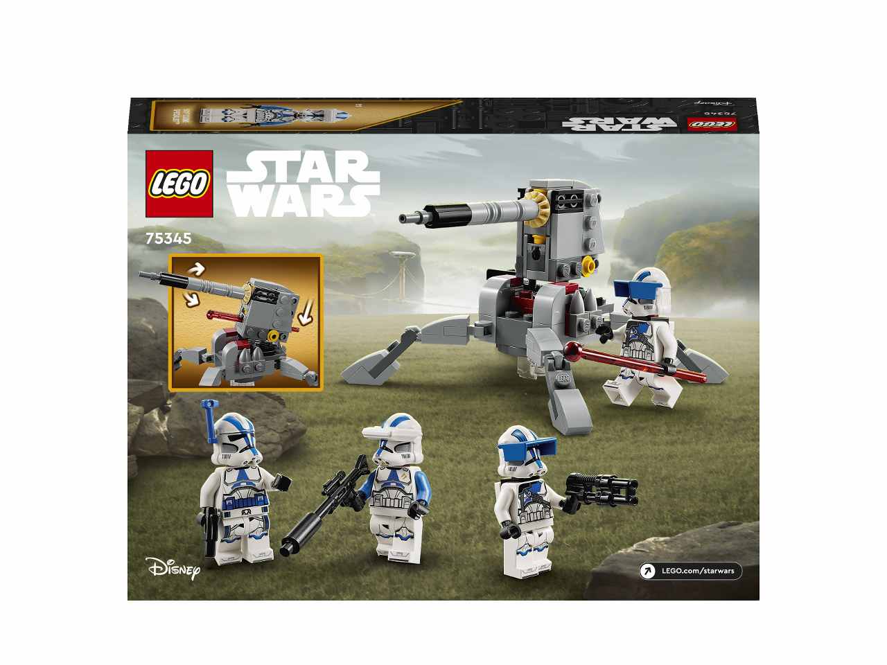 Lego star wars tm 4 clone troopers della 501esima legione
