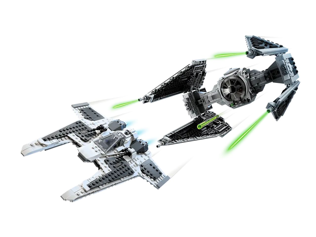 Lego Star Wars Fang Fighter Mandaloriano vs TIE Interceptor 75348