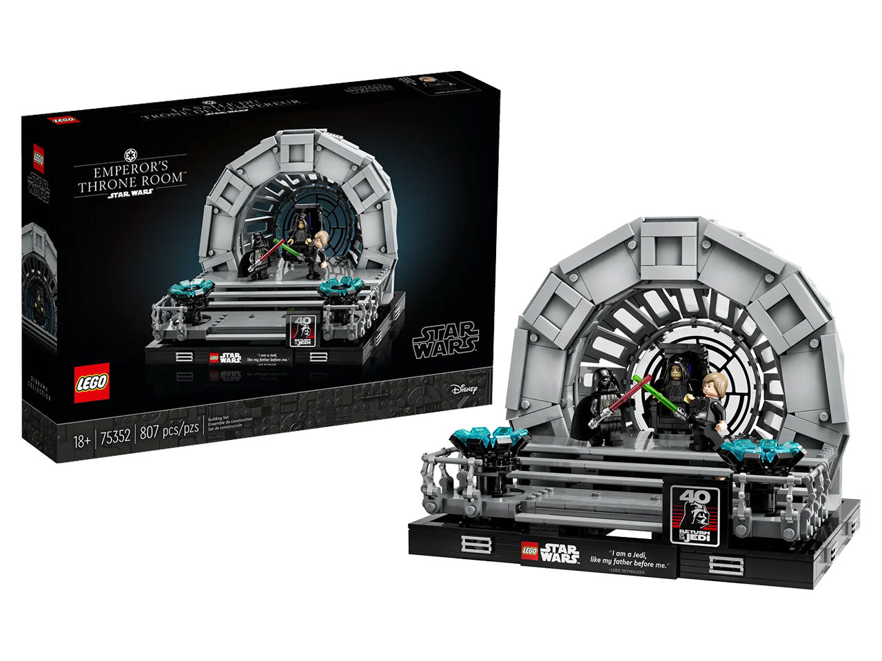 Lego Star Wars Diorama Sala del Trono dellImperatore 75352