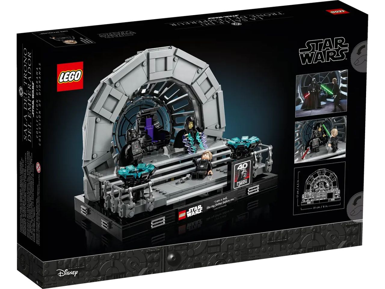 Lego Star Wars Diorama Sala del Trono dellImperatore 75352