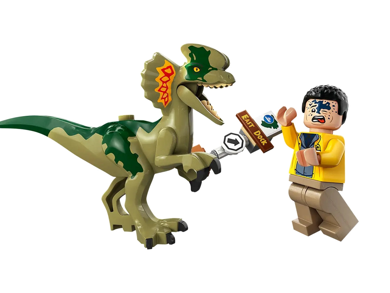 Lego Jurassic Park LAgguato del Dilofosauro 76958