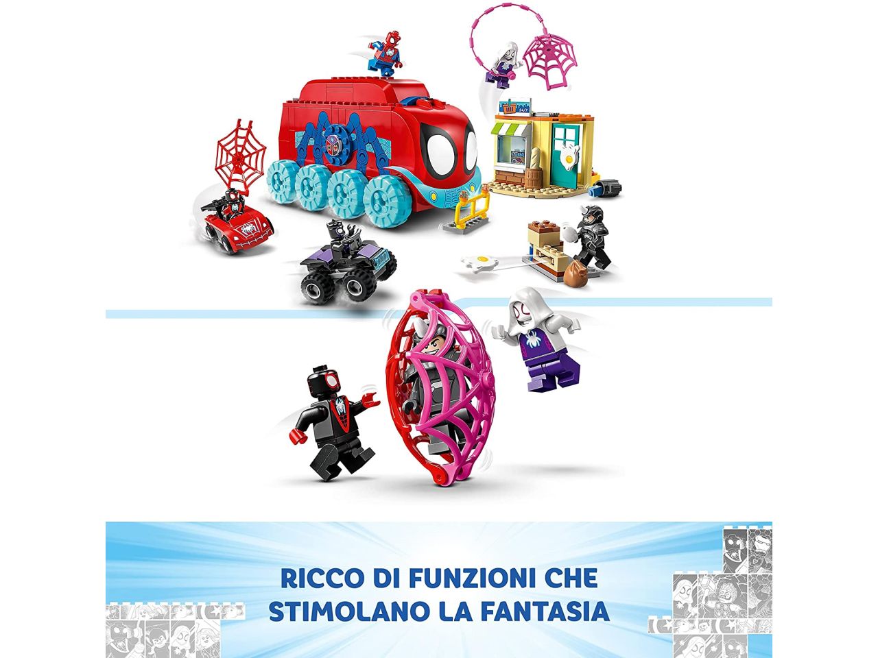 Lego Marvel Quartier Generale Mobile del Team Spidey 10791