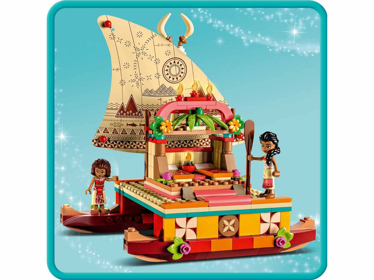 Lego disney princess la barca a vela di vaiana