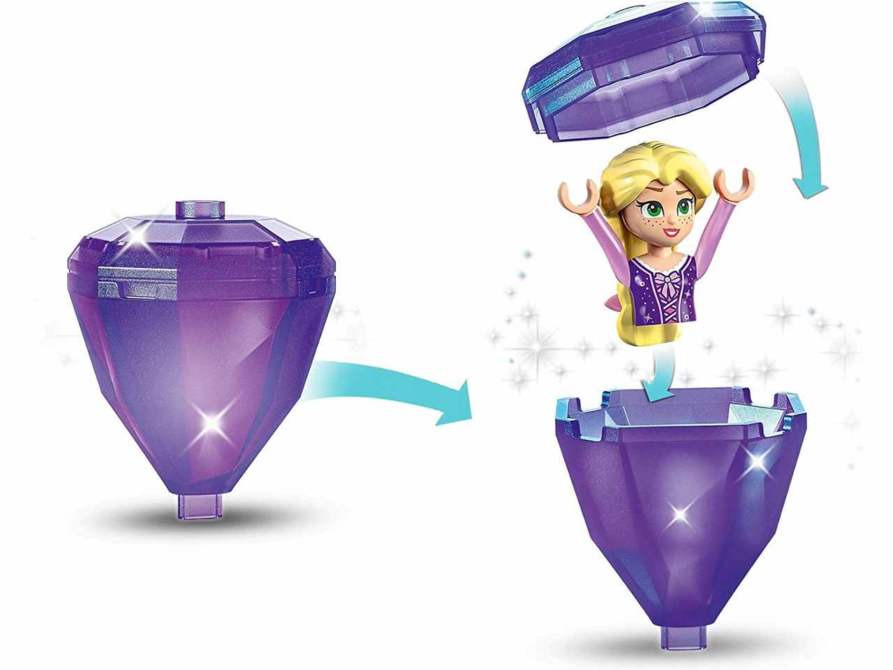 Lego Disney Princess Rapunzel Rotante 43214