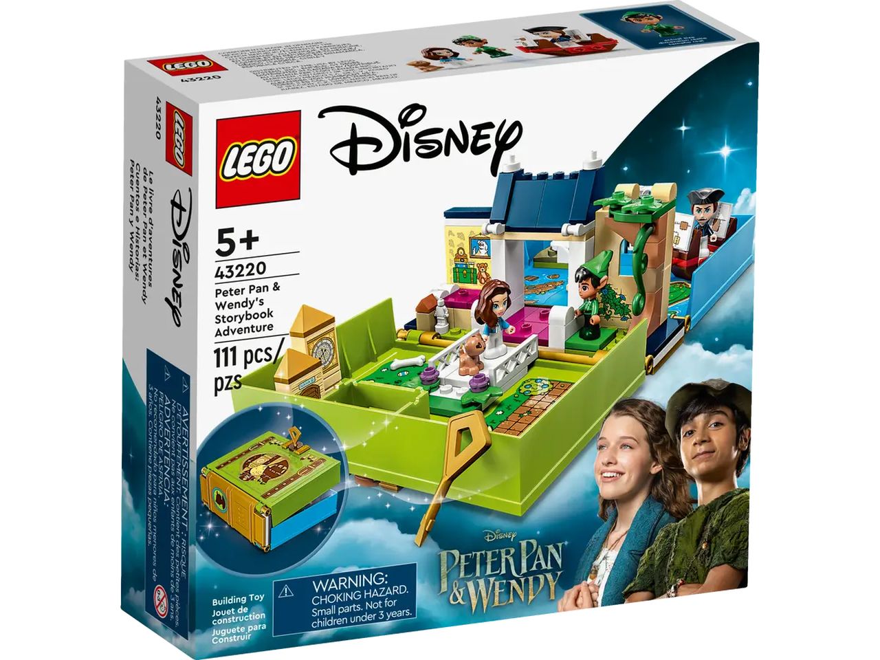 Lego Disney L'Avventura nel Libro delle Fiabe di Peter Pan e Wendy 43220