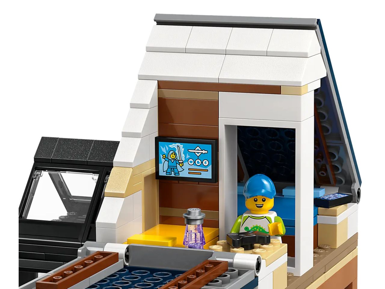 Lego my city villetta familiare e auto elettrica