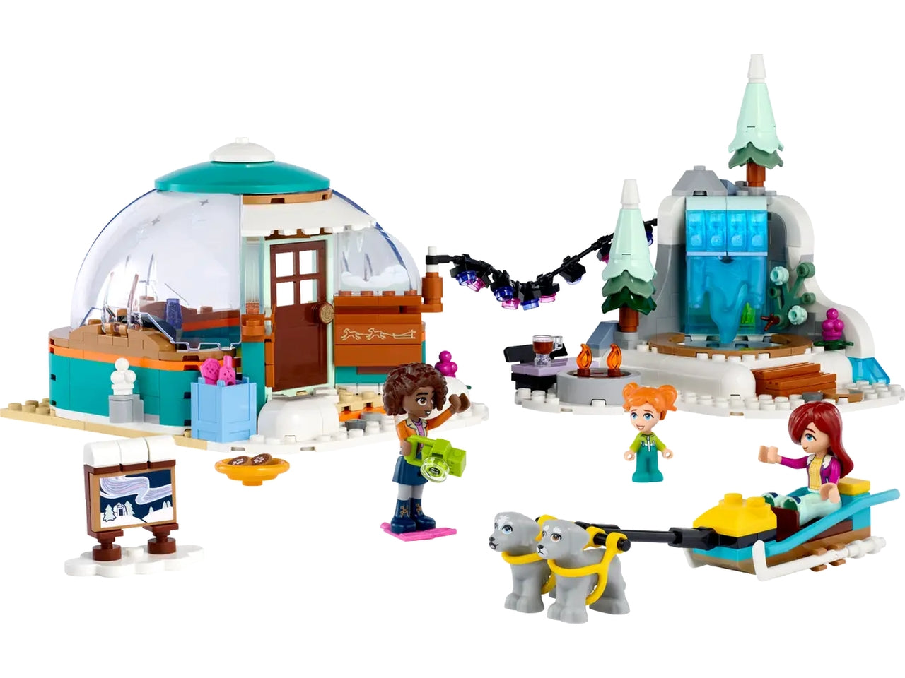 Lego Friends Vacanza in Igloo con Tenda da Campeggio 41760