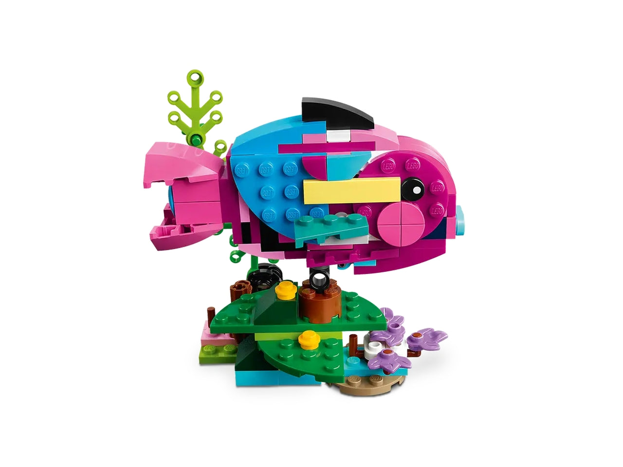 Lego creator pappagallo esotico rosa
