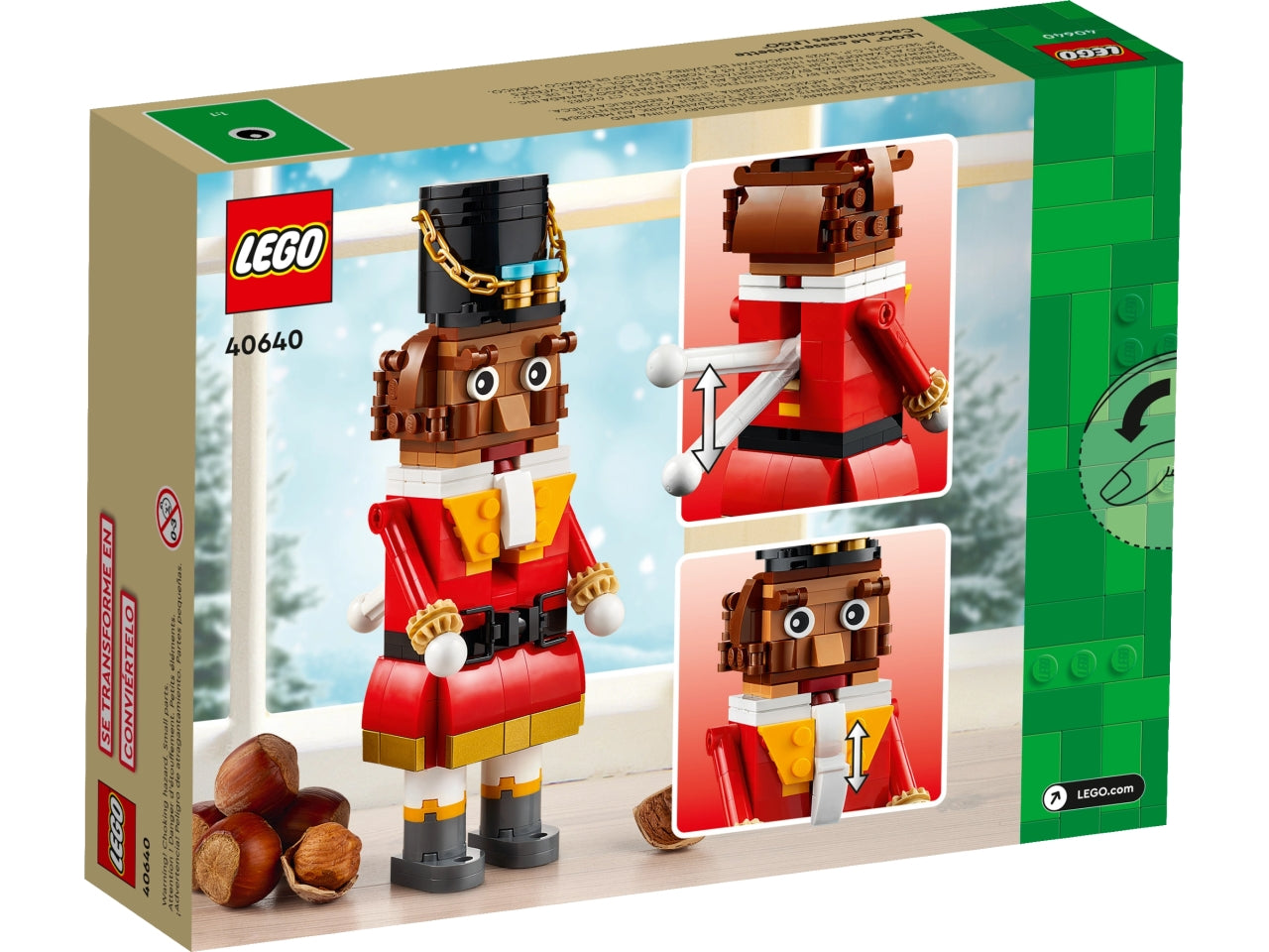 Lego lel seasons schiaccianoci - 208 pezzi per bambini di età 8+ 40640