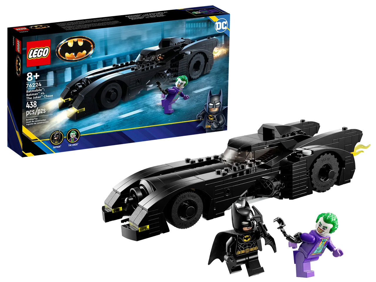Lego DC Batmobile Inseguimento Batman vs Joker 76224