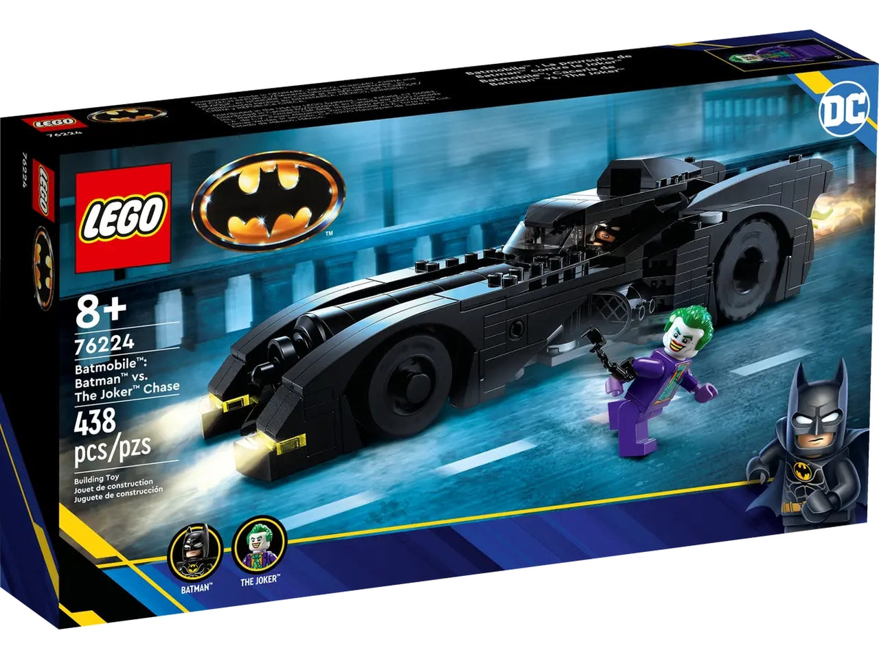 Lego DC Batmobile Inseguimento Batman vs Joker 76224