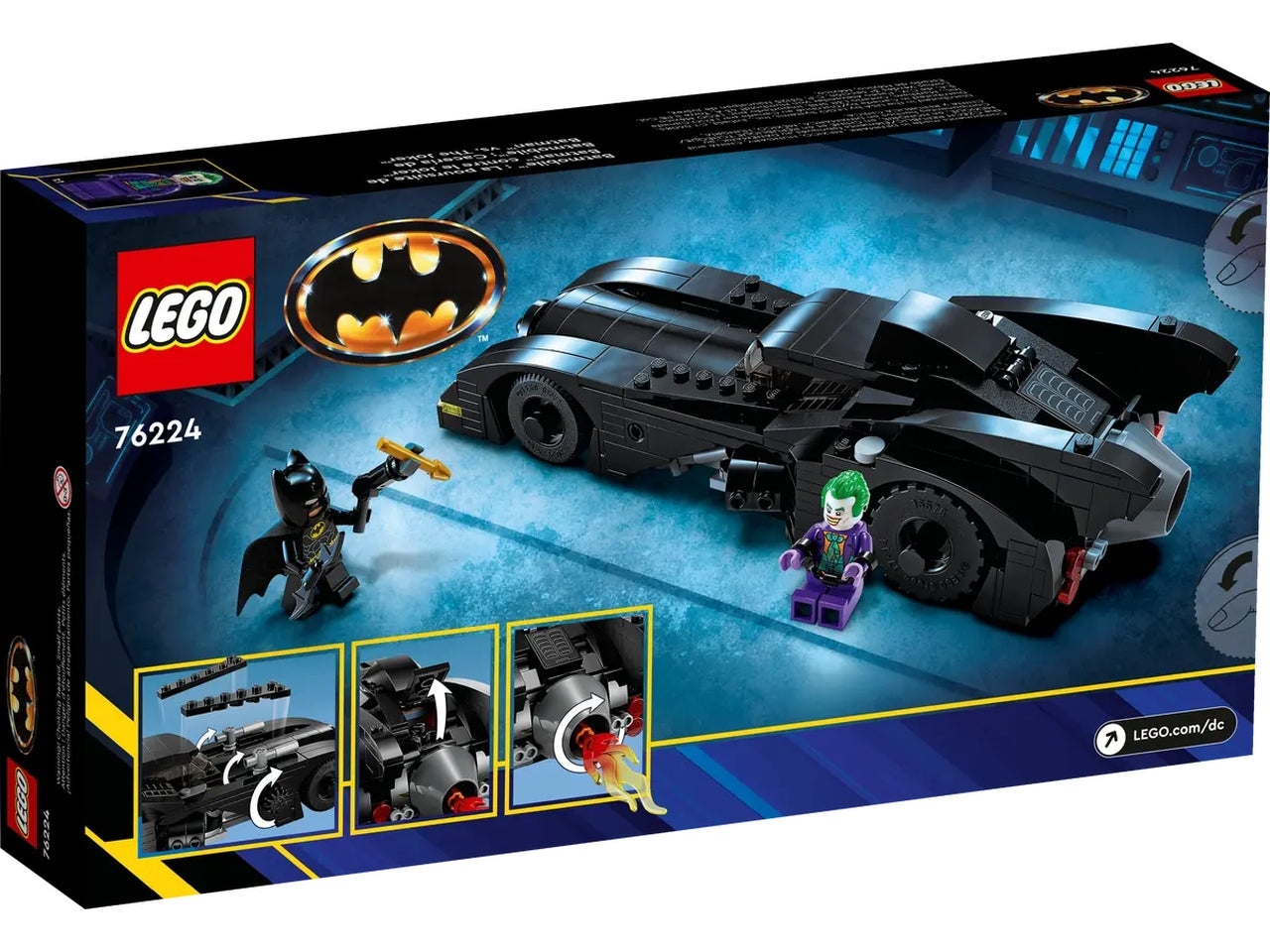 Lego DC Batmobile Inseguimento Batman vs Joker 76224