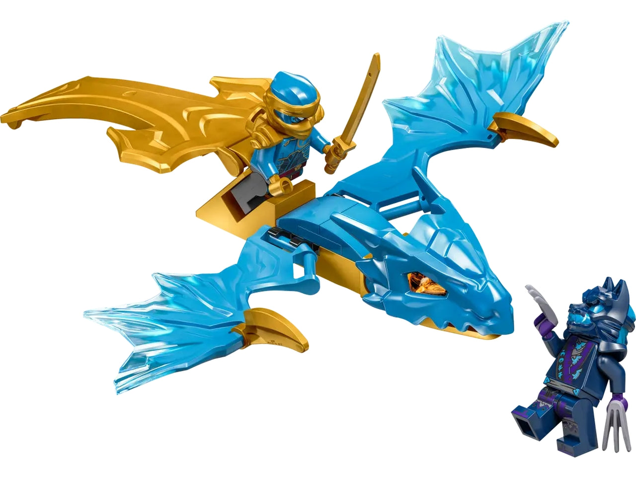 Lego ninjago attacco del rising dragon di nya