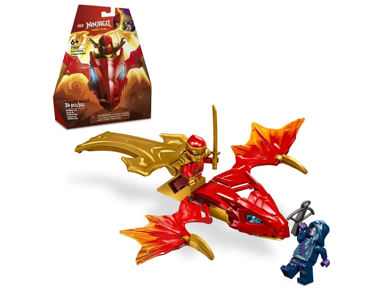 Lego ninjago attacco del rising dragon di kai