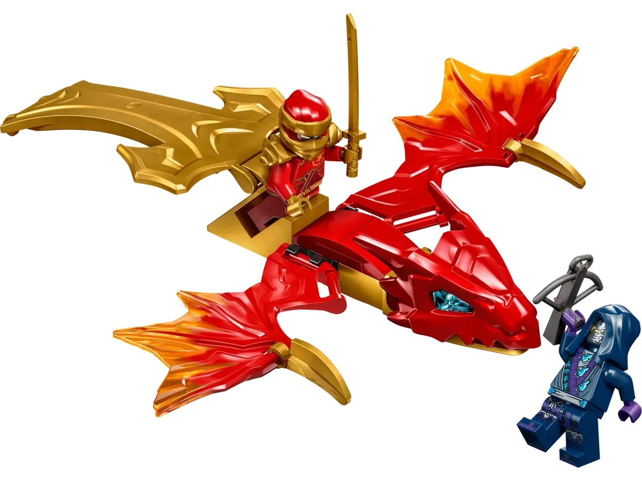 Lego ninjago attacco del rising dragon di kai