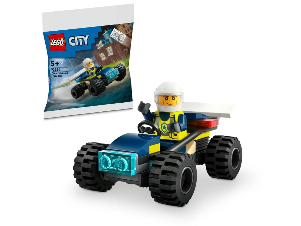 Lego city buggy fuoristrada della polizia