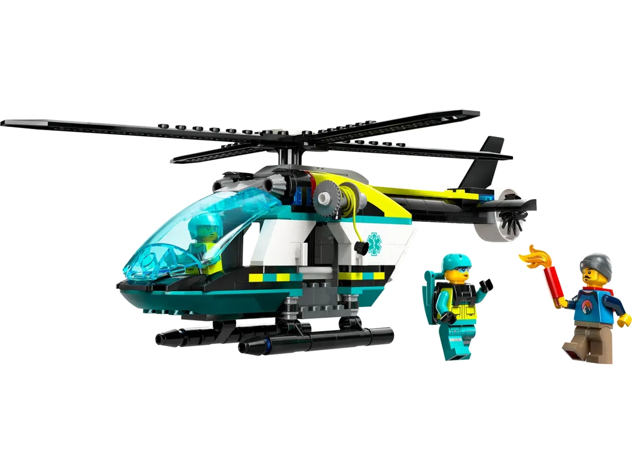 Lego city great vehicles elicottero di soccorso di emergenza