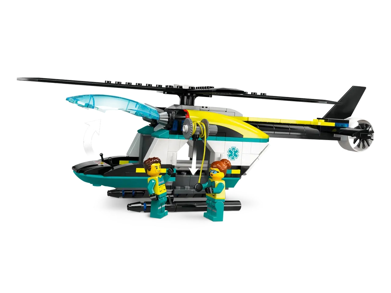 Lego city great vehicles elicottero di soccorso di emergenza