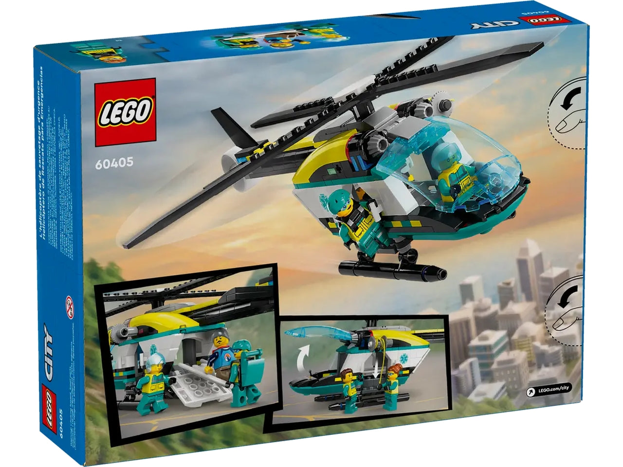 Lego city great vehicles elicottero di soccorso di emergenza