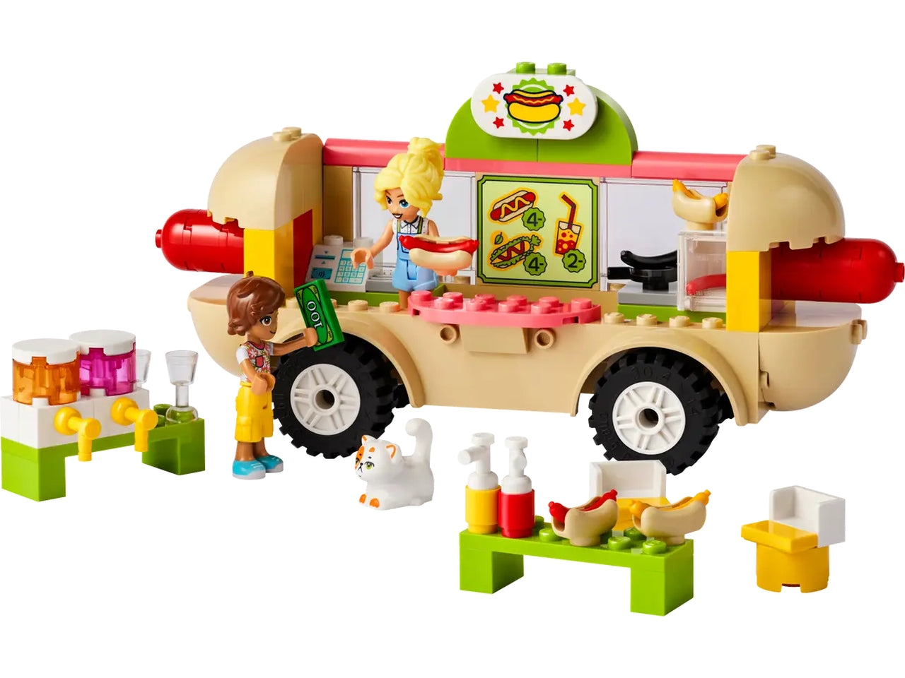 Lego friends food truck hot-dog