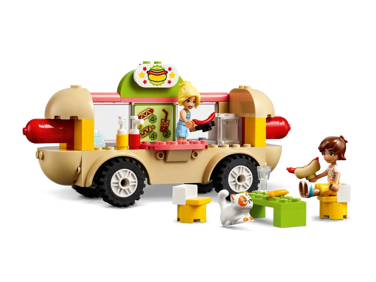 Lego friends food truck hot-dog