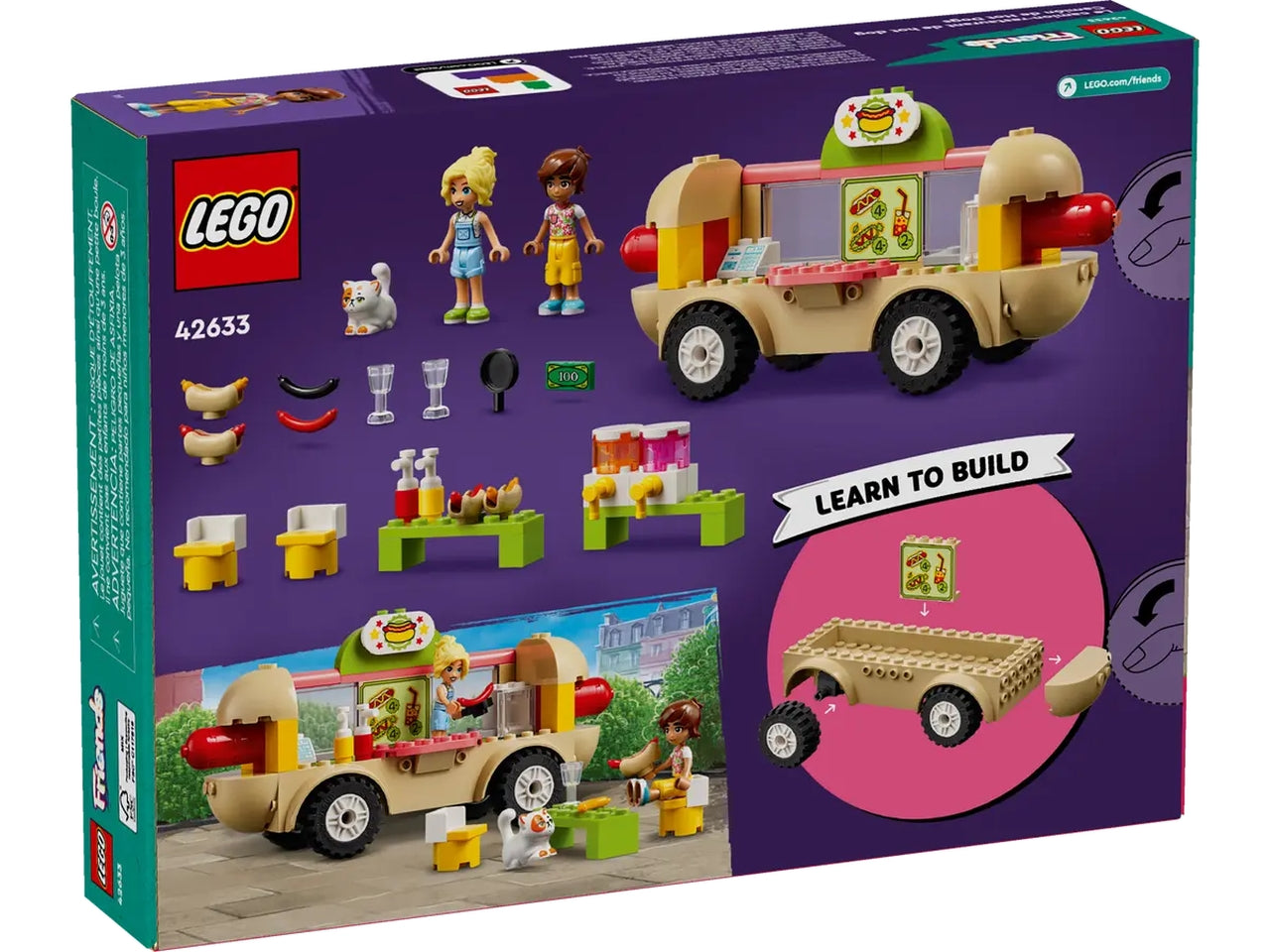 Lego friends food truck hot-dog