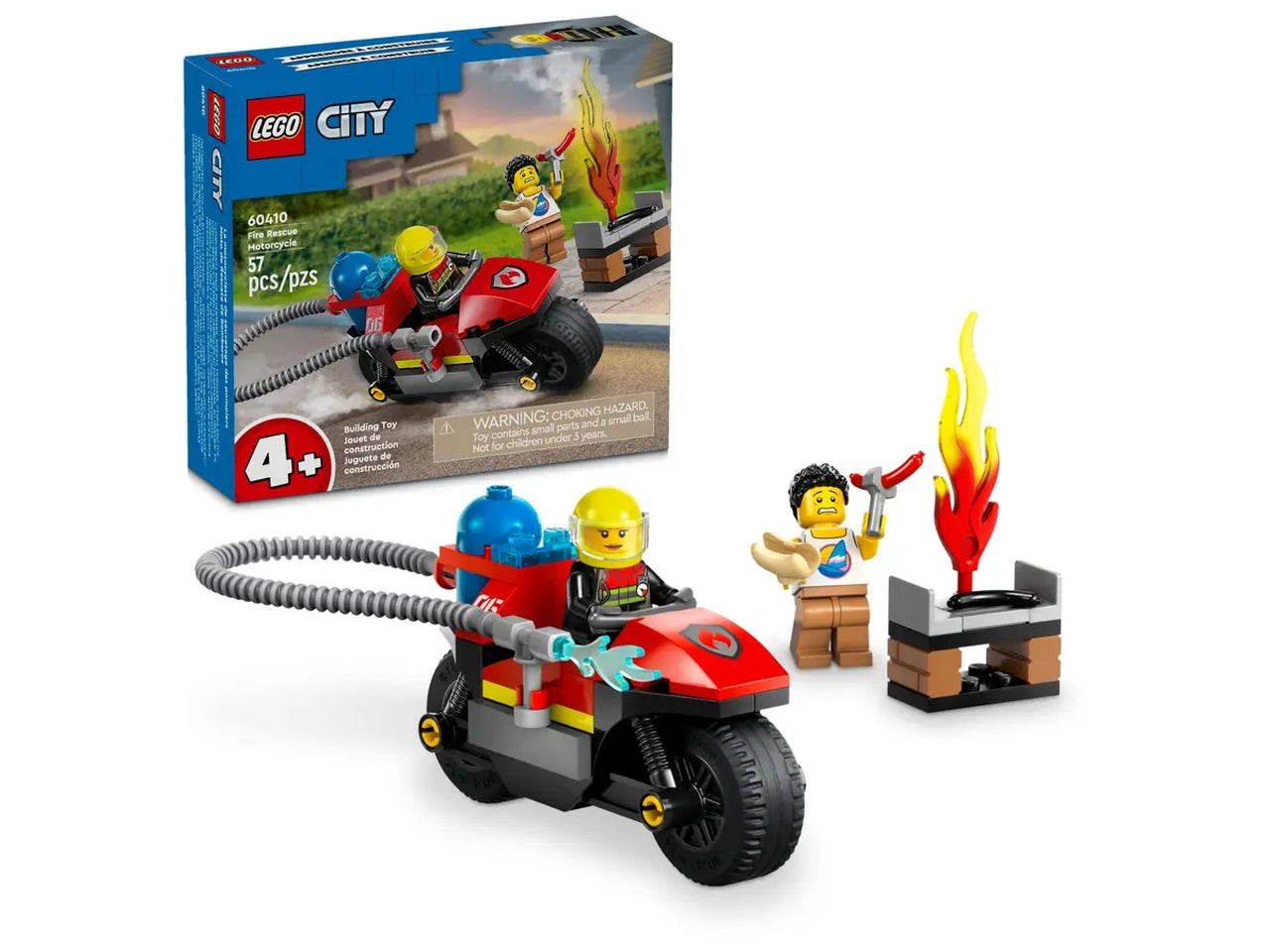 Lego city fire motocicletta dei pompieri