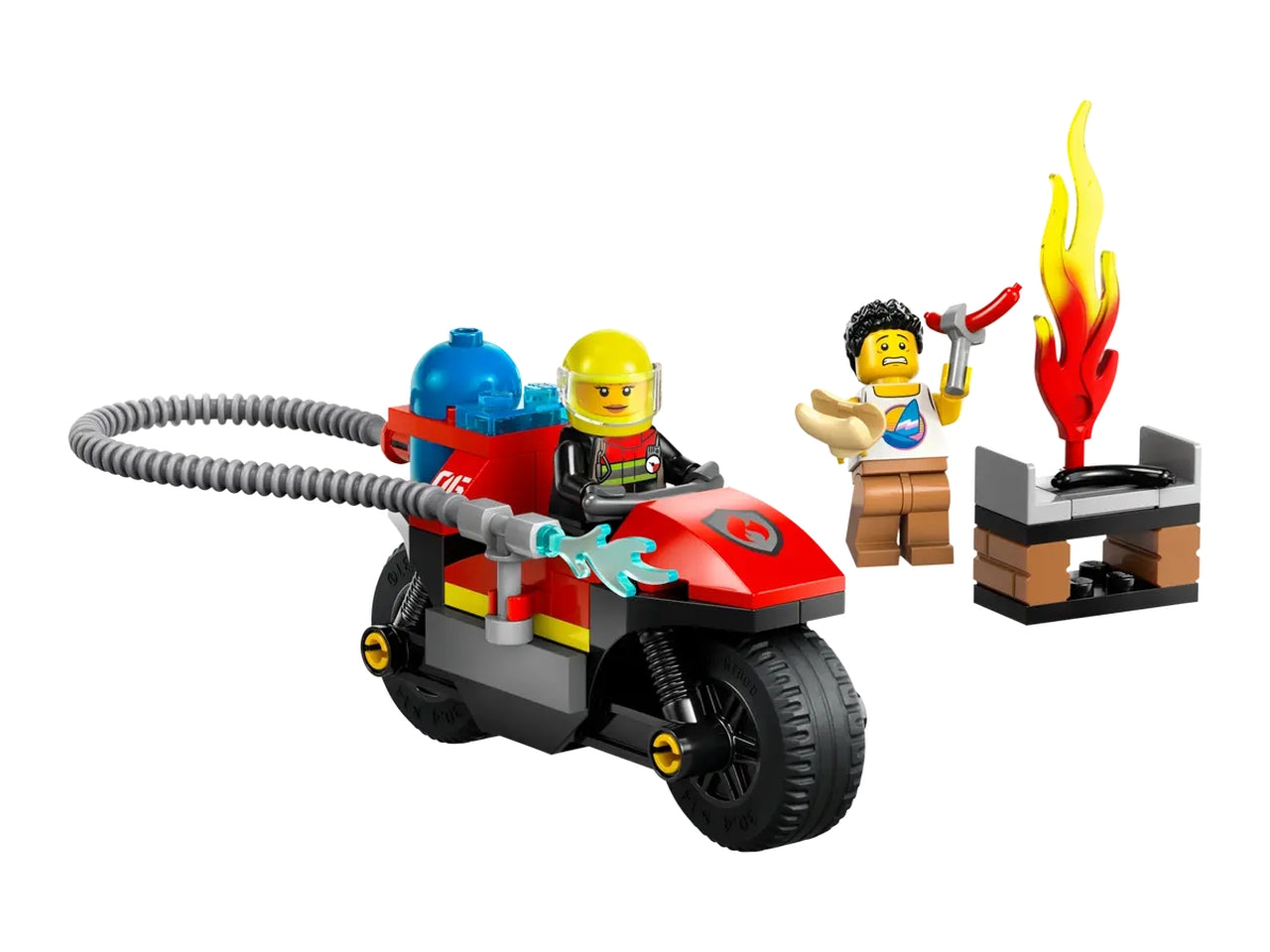 Lego city fire motocicletta dei pompieri