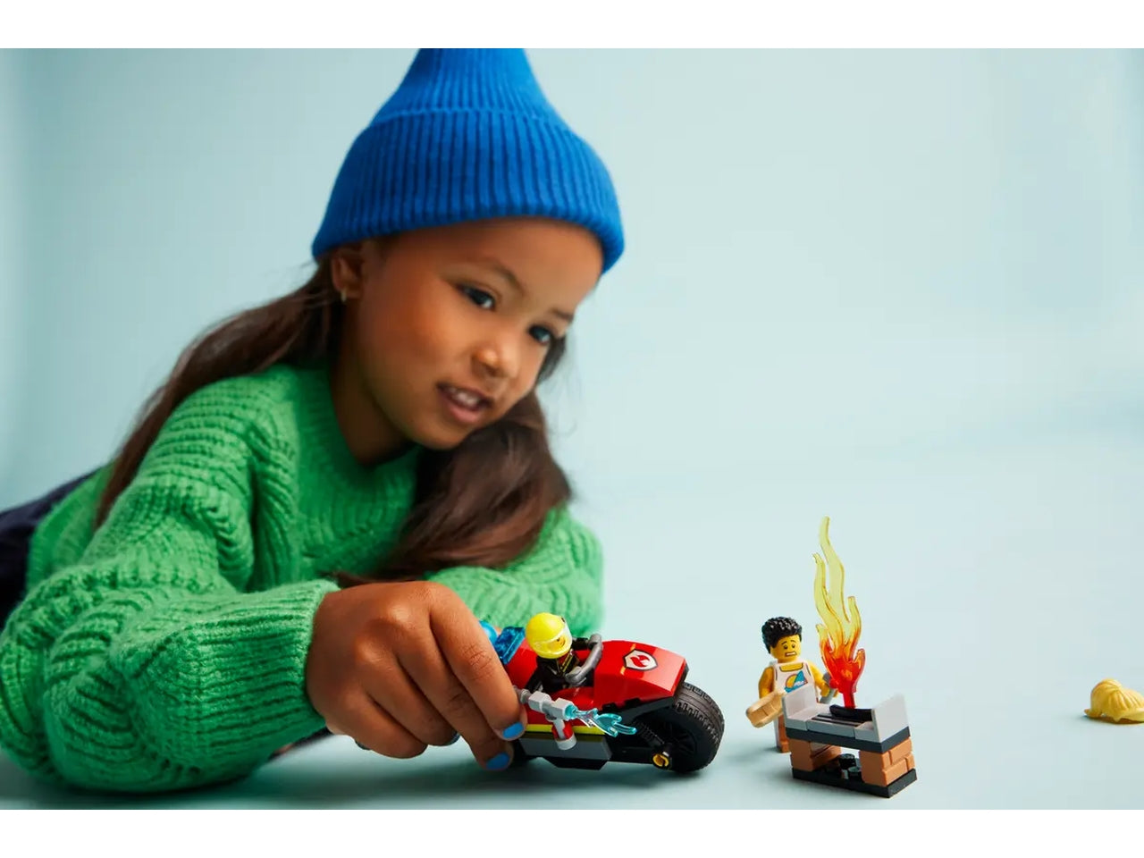 Lego city fire motocicletta dei pompieri