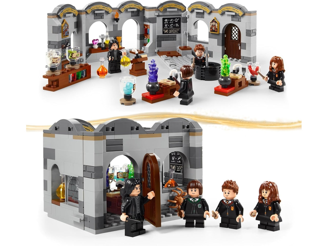 Lego Harry Potter Castello di Hogwarts lezione di pozioni, set di costruzioni in scatola da 397 pezzi, per bambini 8+ anni 76431