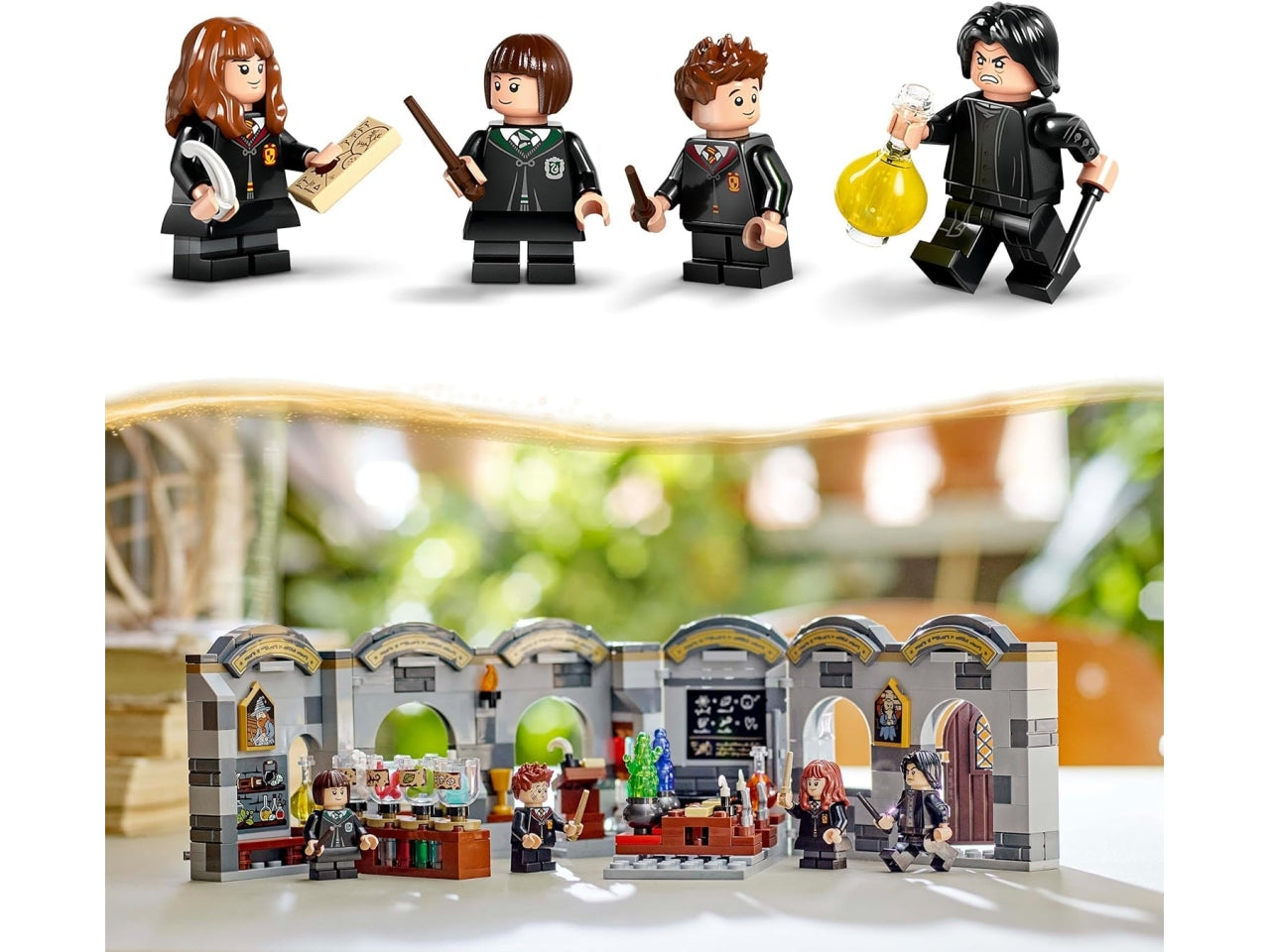 Lego Harry Potter Castello di Hogwarts lezione di pozioni, set di costruzioni in scatola da 397 pezzi, per bambini 8+ anni 76431