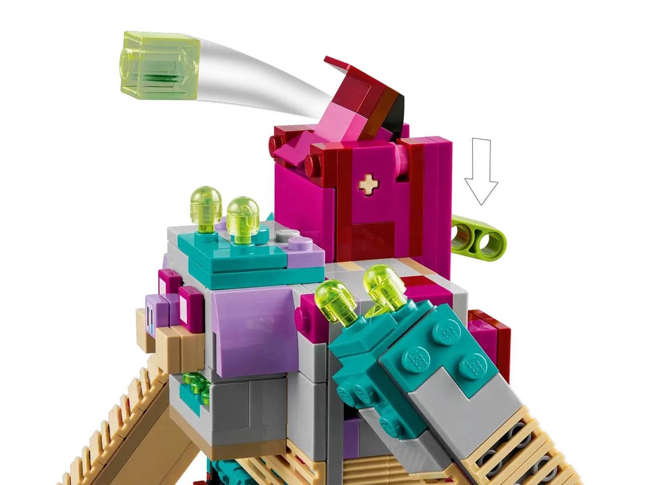 Lego minecraft resa dei conti con il divoratore