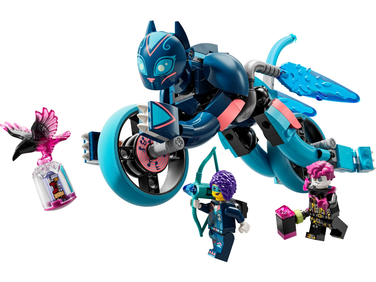 LEGO DREAMZzz - Entra a tutta velocità nel Mondo dei Sogni: scatena limmaginazione dei bambini con La moto-gatto di Zoey per i bambini e le bambine dai 7 anni in su 71479