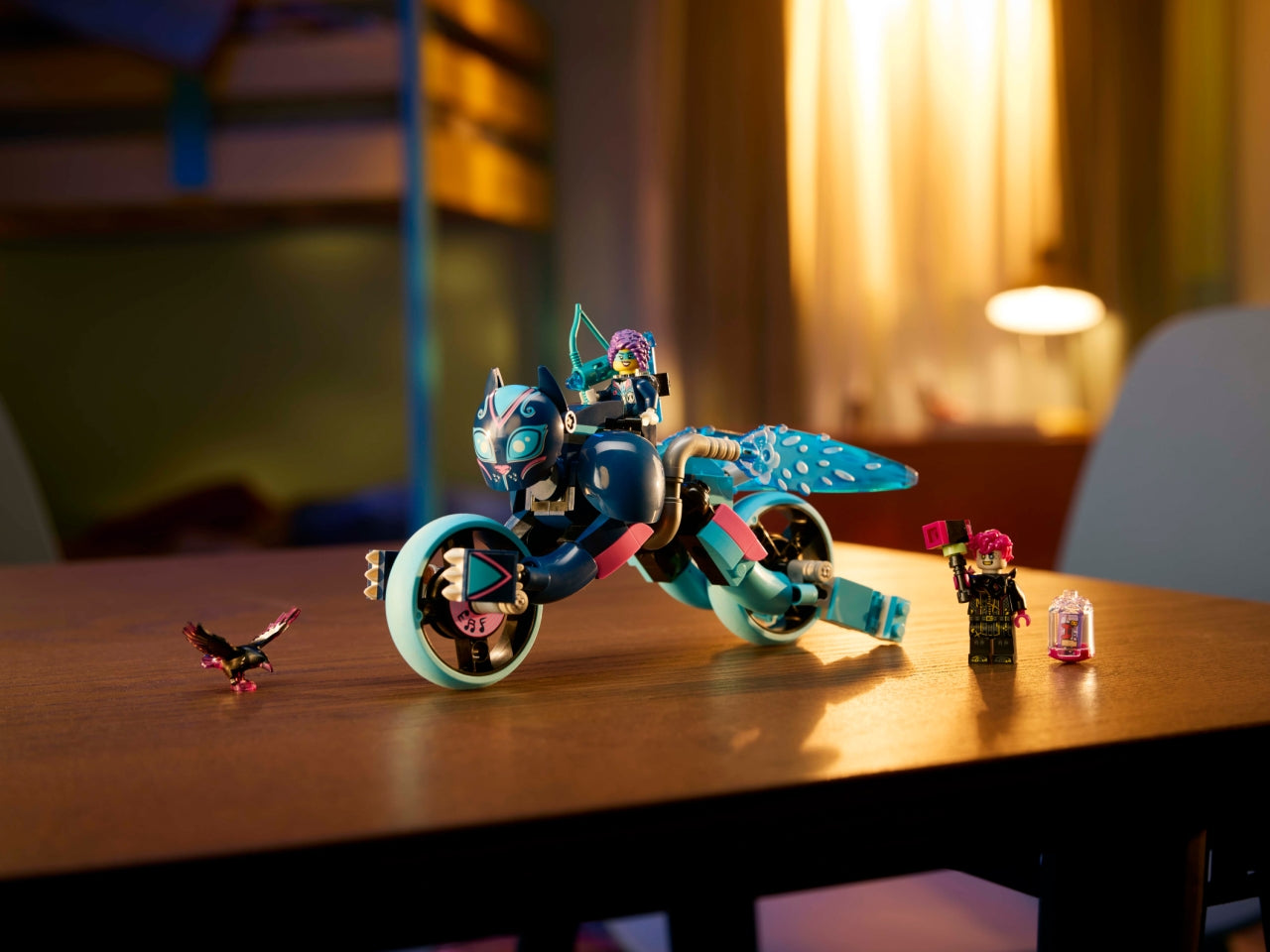 LEGO DREAMZzz - Entra a tutta velocità nel Mondo dei Sogni: scatena limmaginazione dei bambini con La moto-gatto di Zoey per i bambini e le bambine dai 7 anni in su 71479