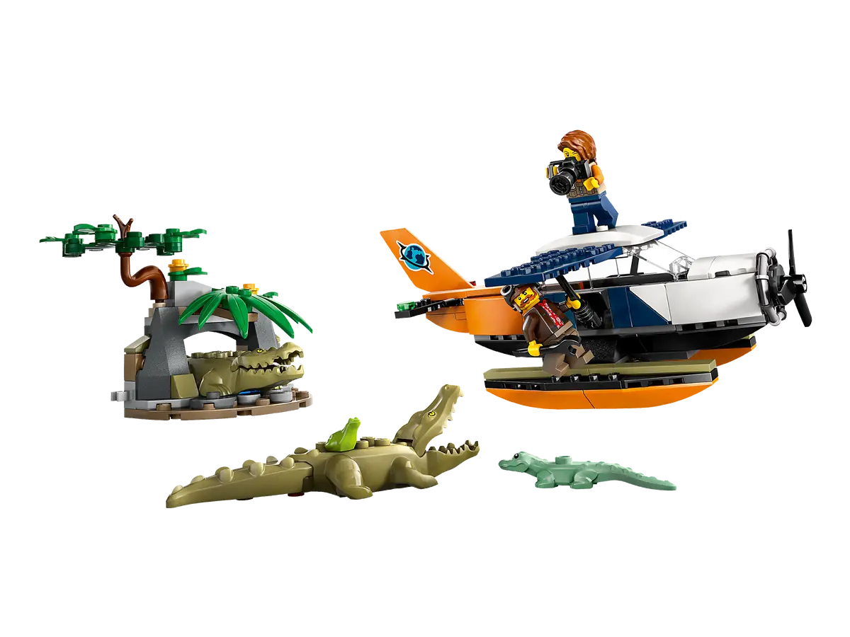 Lego City Exploration Idrovolante dellesploratore della giungla, set di costruzioni in sctola da 177 pezzi, per bambino 6+ anni 60425