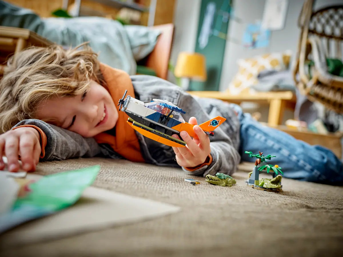 Lego City Exploration Idrovolante dellesploratore della giungla, set di costruzioni in sctola da 177 pezzi, per bambino 6+ anni 60425