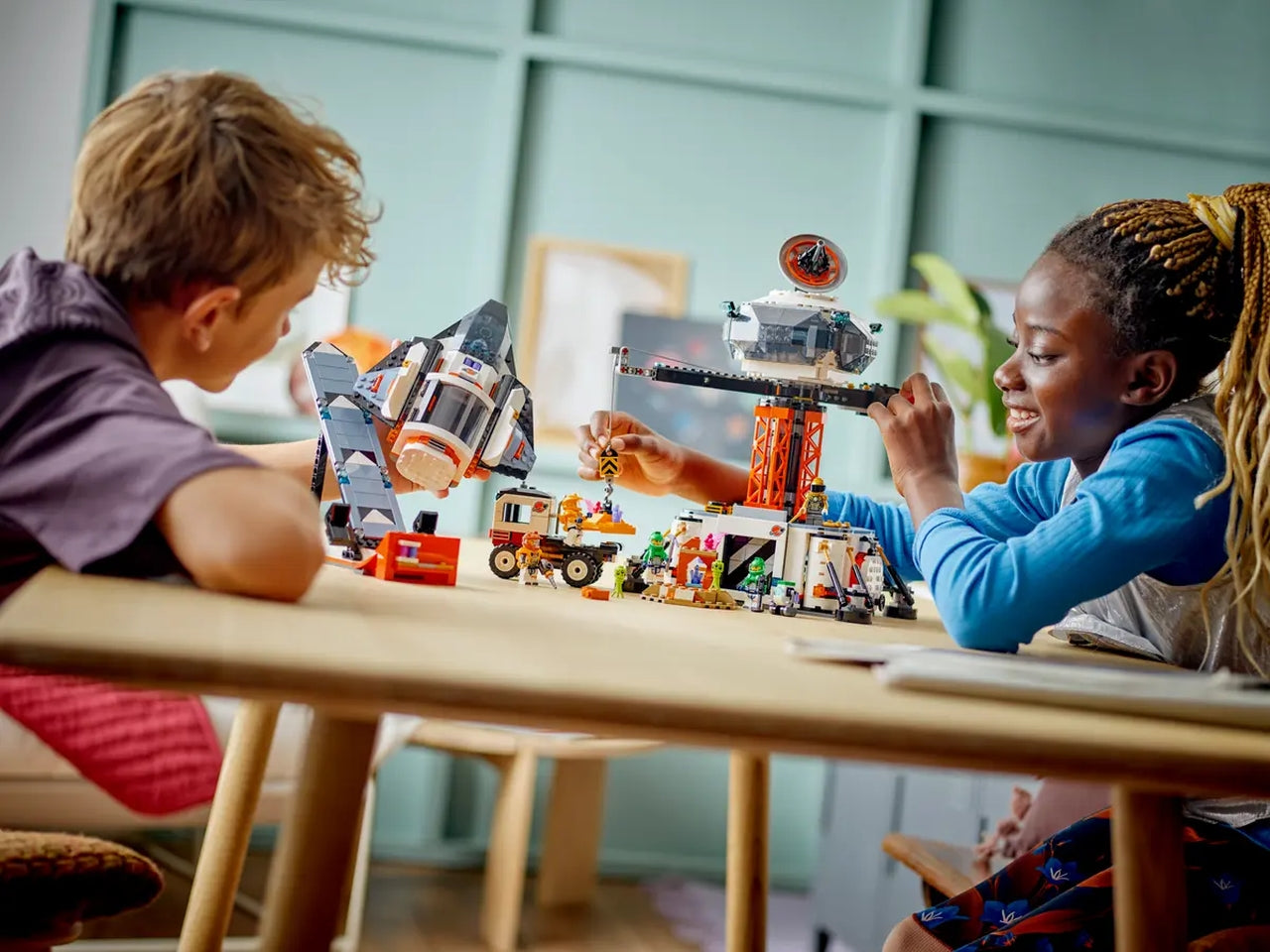 Lego city space base spaziale e piattaforma di lancio