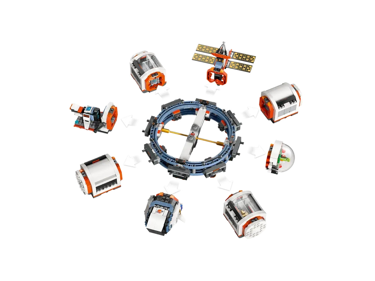 Lego city space stazione spaziale modulare