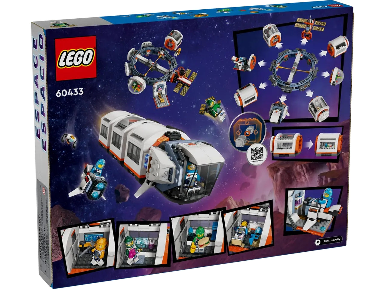 Lego city space stazione spaziale modulare