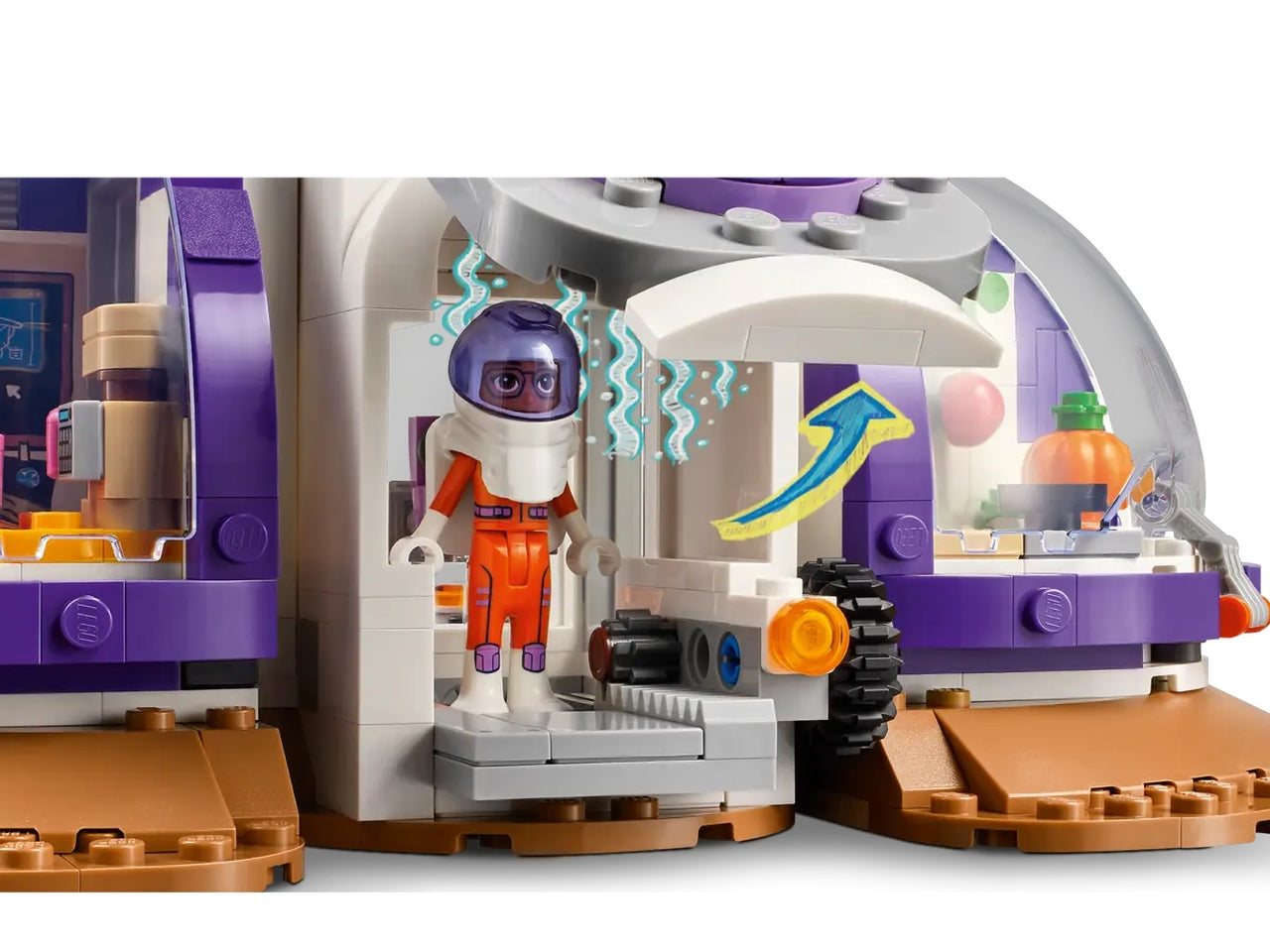 Lego friends base spaziale su marte e razzo