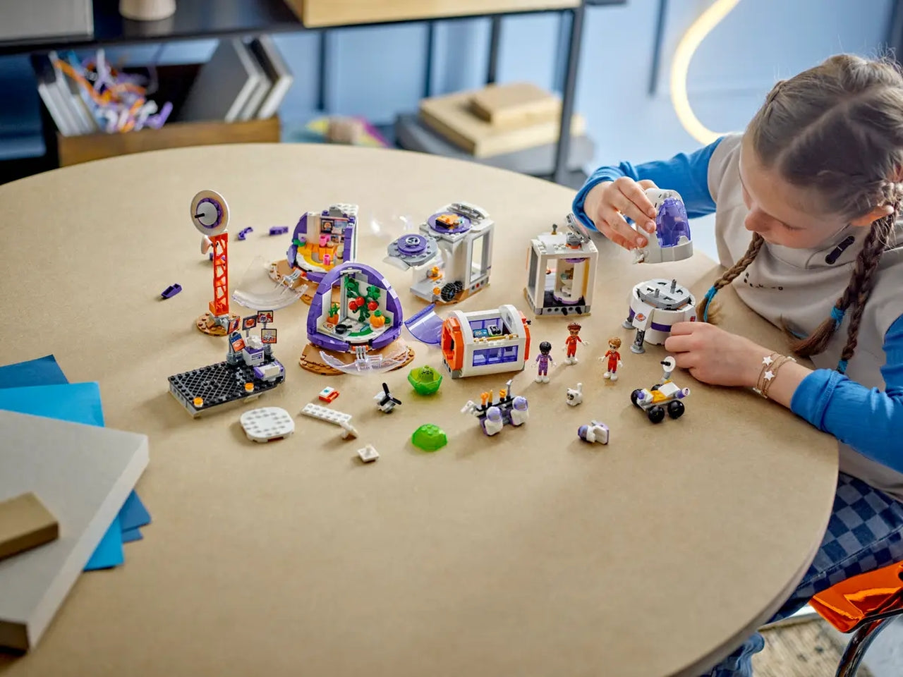 Lego friends base spaziale su marte e razzo