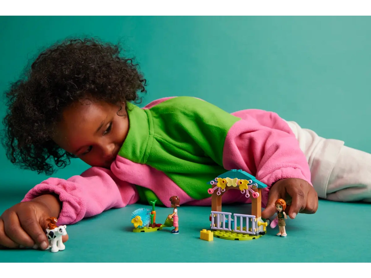 Lego friends stalla del vitellino di autumn